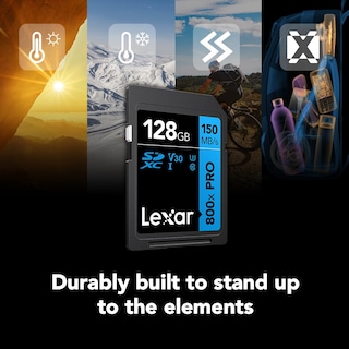 Foto 6 | Tarjeta De Memoria Lexar De 128 Gb (paquete De 2) De Alto Rendimiento 800x Pro - Venta Internacional.