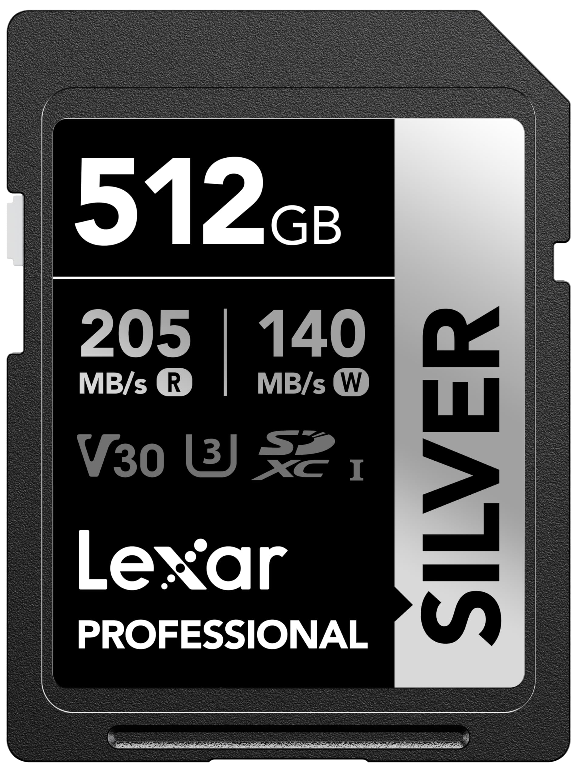 Foto 2 pulgar | Tarjeta De Memoria Lexar Professional Silver Sdxc 512gb Uhs-i C10 U3 - Venta Internacional.