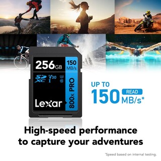Foto 2 | Tarjeta De Memoria Lexar 256gb De Alto Rendimiento 800x Pro Sdxc Uhs-i - Venta Internacional.