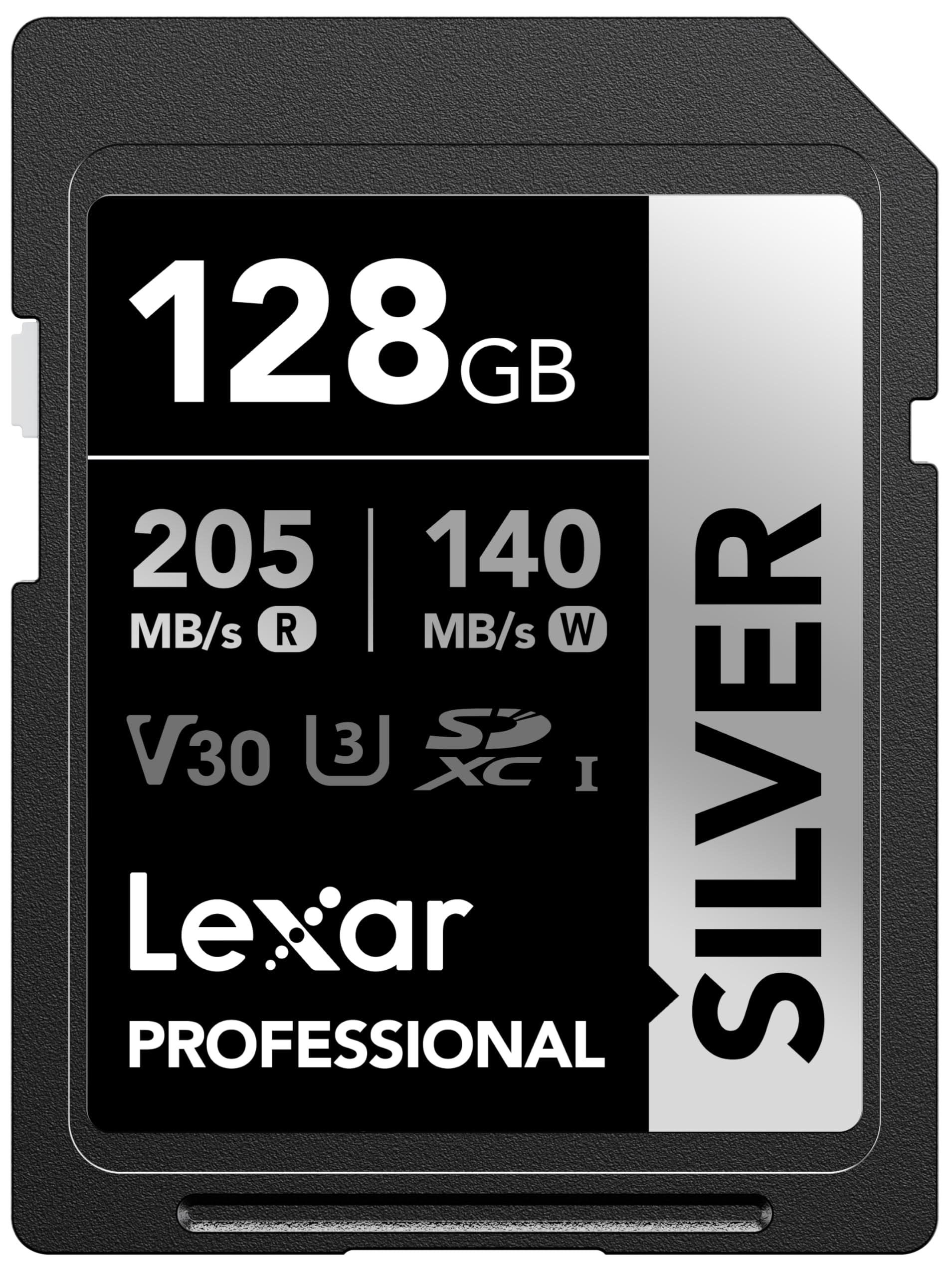 Foto 2 pulgar | Tarjeta De Memoria Sdxc Lexar Professional Silver 128gb Uhs-i C10 U3 - Venta Internacional.