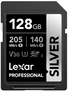 Foto 1 | Tarjeta De Memoria Sdxc Lexar Professional Silver 128gb Uhs-i C10 U3 - Venta Internacional.