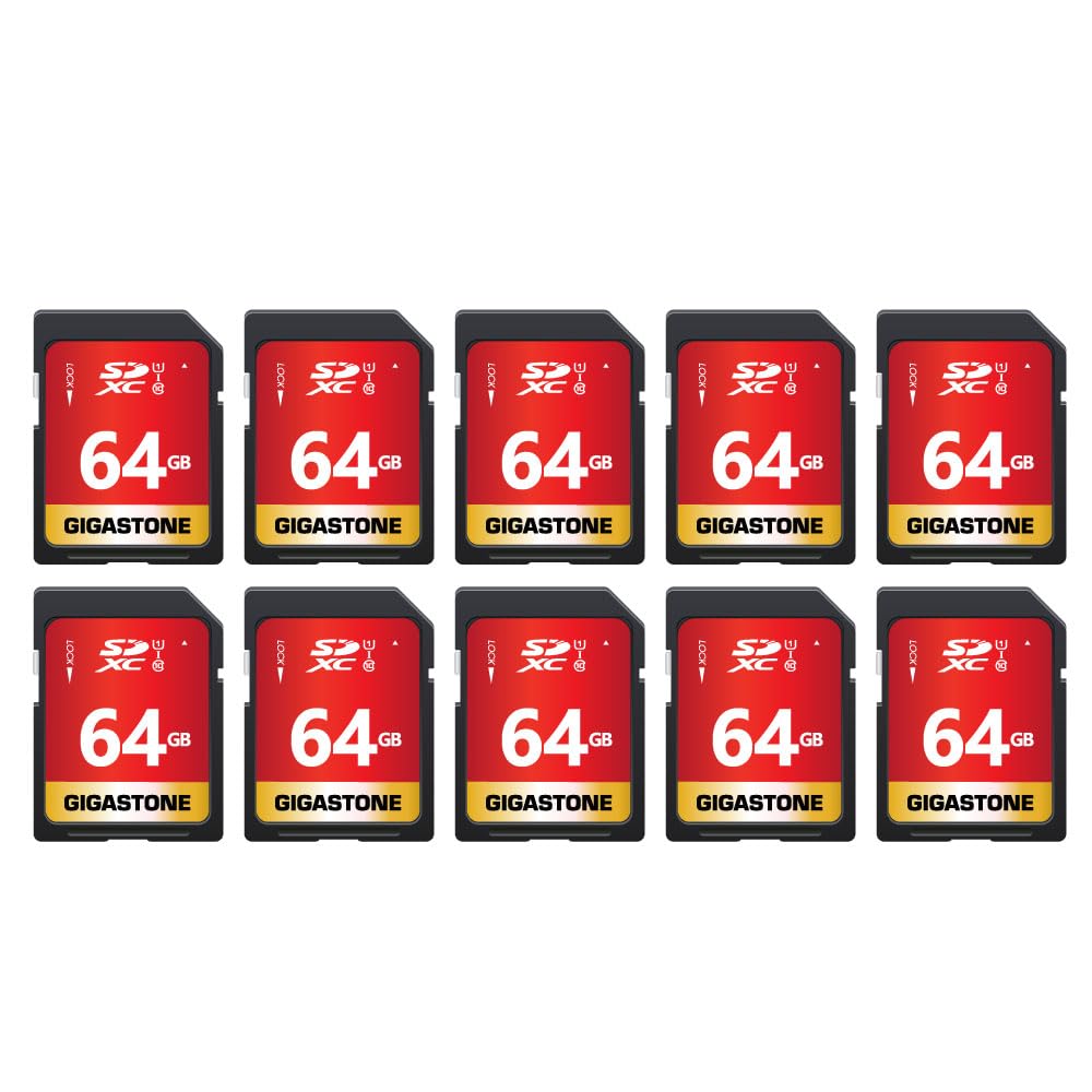Tarjeta Sd Gigastone 64gb Uhs-i U1 Clase 10 Tarjeta De Memoria Sdxc X10 X10 - Venta Internacional.