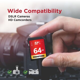 Foto 6 | Tarjeta Sd Gigastone 64gb Uhs-i U1 Clase 10 Tarjeta De Memoria Sdxc X10 X10 - Venta Internacional.