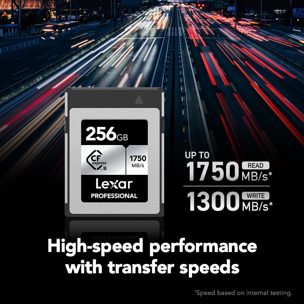 Foto 3 pulgar | Tarjeta De Memoria Lexar 256gb Professional Cfexpress Type B Silver - Venta Internacional.