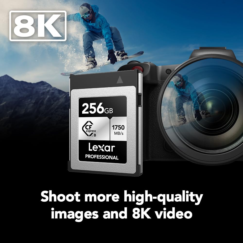 Foto 4 pulgar | Tarjeta De Memoria Lexar 256gb Professional Cfexpress Type B Silver - Venta Internacional.