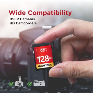Foto 6 | Tarjeta Sd Gigastone De 128 Gb, Uhs-i U1, Clase 10, Sdxc, Paquete De 2 - Venta Internacional.