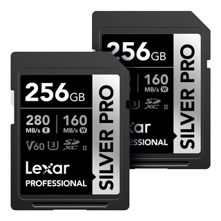 Foto 1 | Tarjeta De Memoria Lexar Professional Silver Pro Sdxc 256gb (paquete De 2) - Venta Internacional.