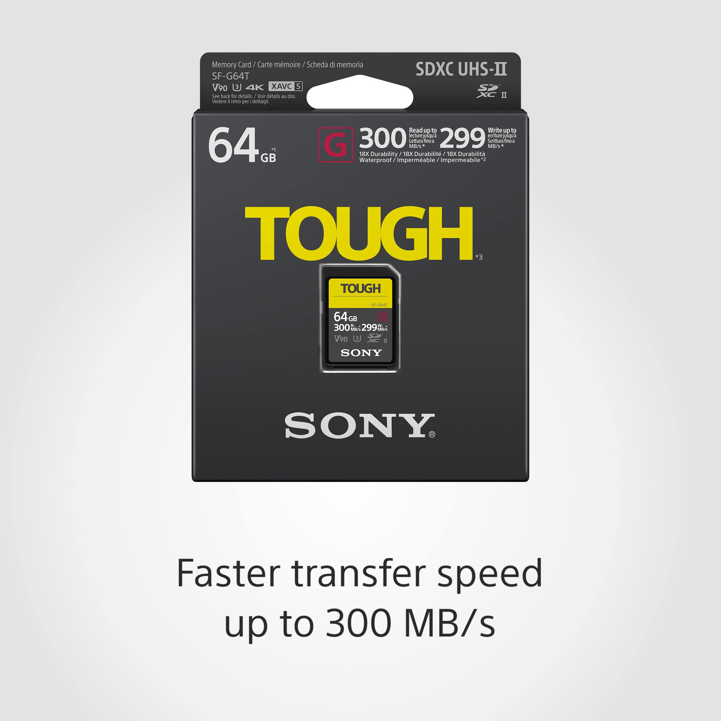 Foto 4 pulgar | Tarjeta Sdxc Sony Tough-g Serie 64 Gb V90 Uhs-ii - Venta Internacional.