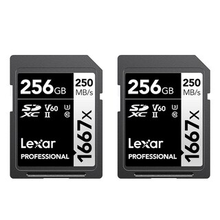 Foto 1 | Tarjetas De Memoria Lexar Professional 1667x Sdxc 256gb (paquete De 2) - Venta Internacional.