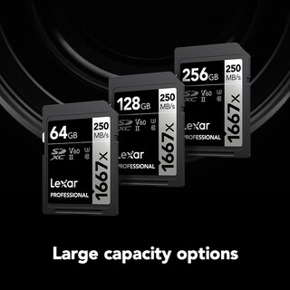 Foto 7 | Tarjetas De Memoria Lexar Professional 1667x Sdxc 256gb (paquete De 2) - Venta Internacional.