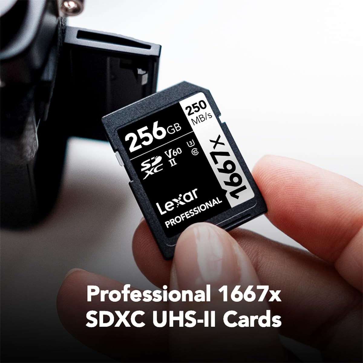 Foto 3 pulgar | Tarjeta De Memoria Lexar Professional 1667x 256gb Sdxc Uhs-ii - Venta Internacional.