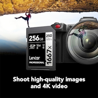 Foto 4 | Tarjeta De Memoria Lexar Professional 1667x 256gb Sdxc Uhs-ii - Venta Internacional.