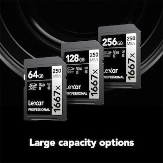 Foto 5 | Tarjeta De Memoria Lexar Professional 1667x 256gb Sdxc Uhs-ii - Venta Internacional.