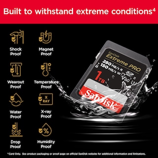 Foto 5 | Tarjeta de Memoria Sandisk Extreme Pro Sdxc Uhs-ii 1tb V60 - Venta Internacional