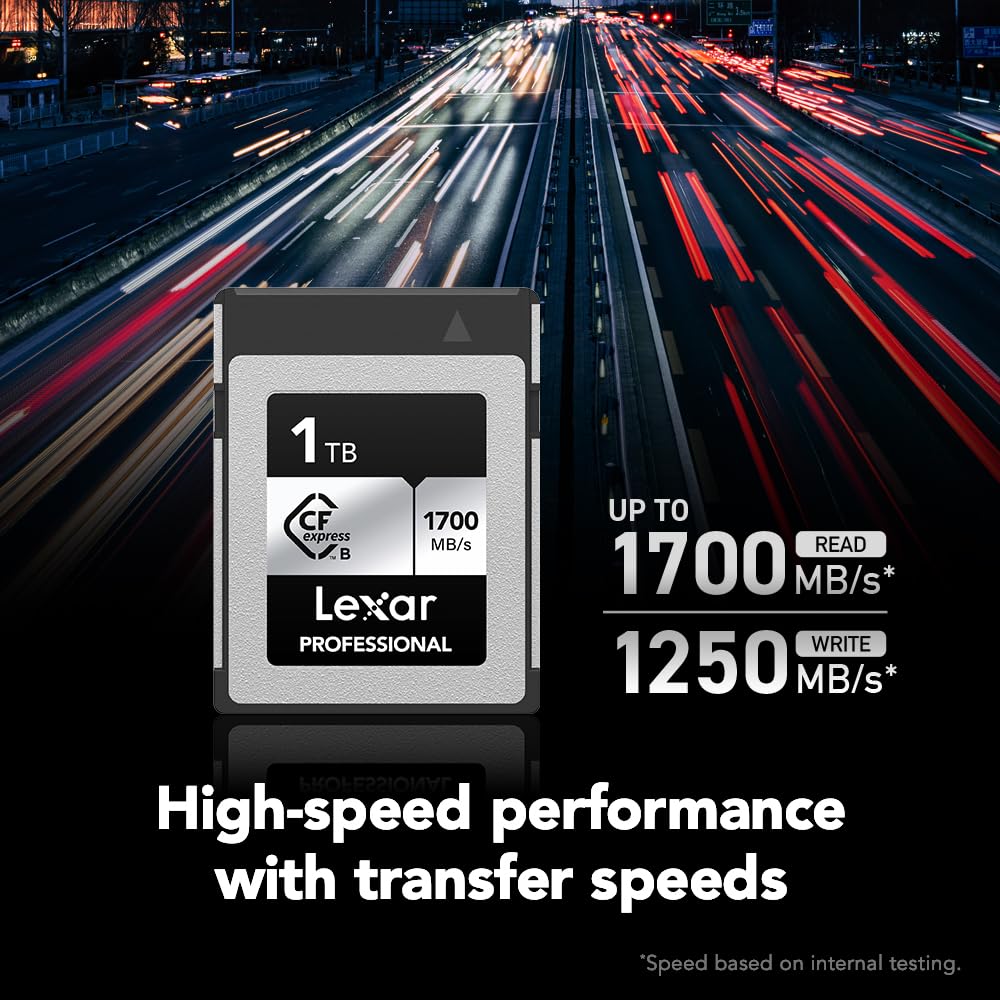 Foto 3 | Tarjeta De Memoria Lexar Professional Silver Se Cfexpress Tipo B De 1 Tb - Venta Internacional.