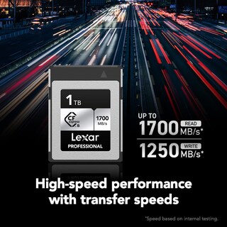 Foto 3 | Tarjeta De Memoria Lexar Professional Silver Se Cfexpress Tipo B De 1 Tb - Venta Internacional.