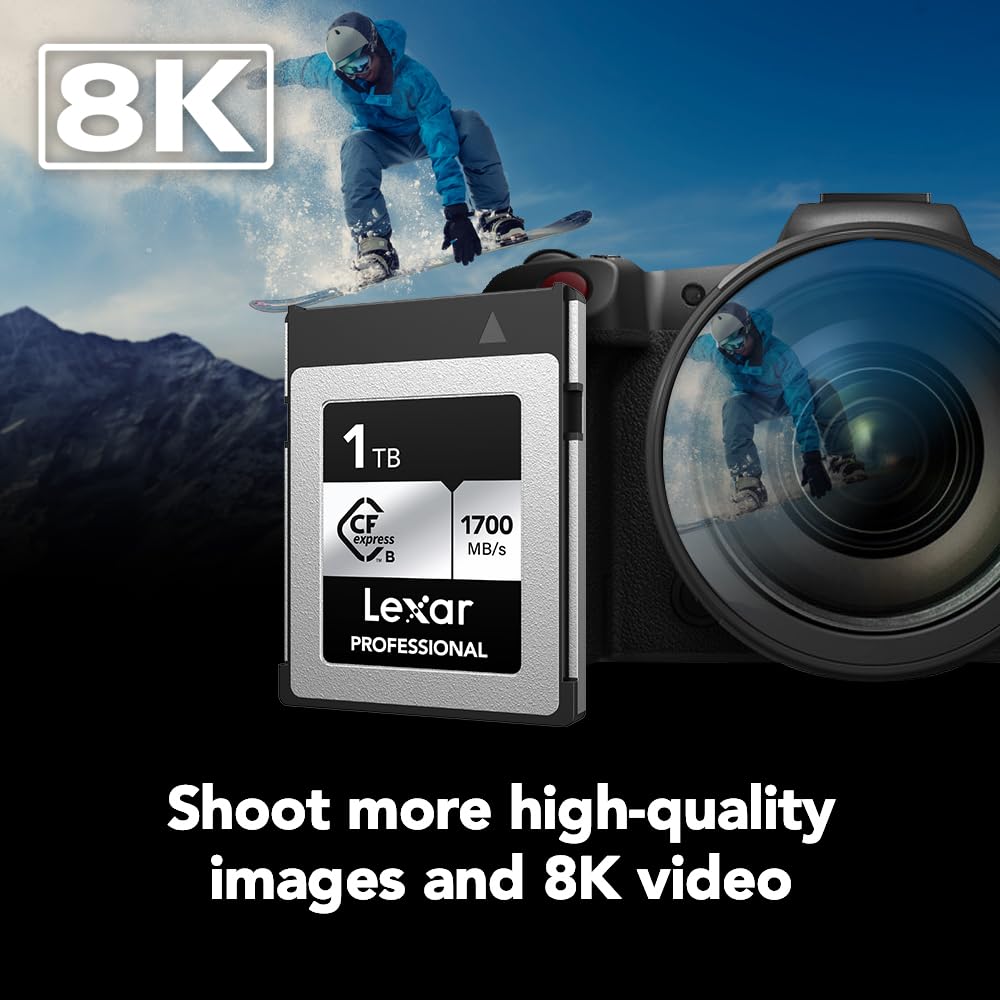 Foto 5 pulgar | Tarjeta De Memoria Lexar Professional Silver Se Cfexpress Tipo B De 1 Tb - Venta Internacional.