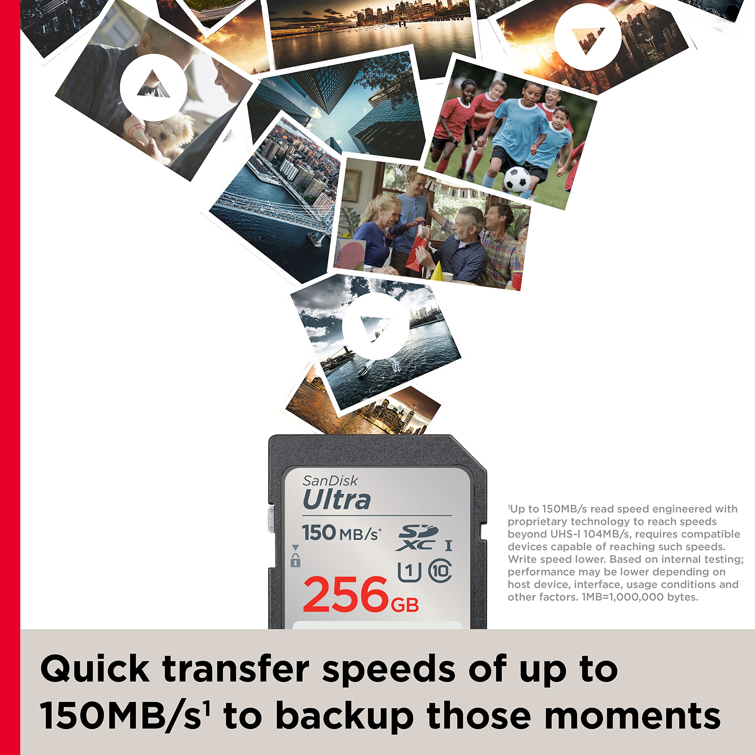 Foto 5 pulgar | Tarjeta de Memoria Sandisk Ultra Sdxc 256gb Uhs-i C10 U1 Full Hd - Venta Internacional