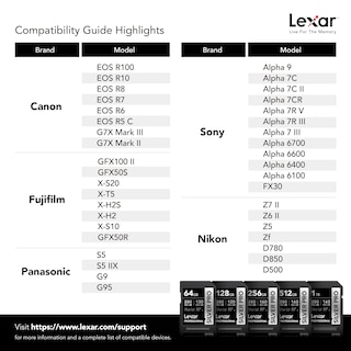 Foto 6 | Tarjeta De Memoria Lexar 1tb Professional Silver Pro Sdxc Uhs-ii - Venta Internacional.