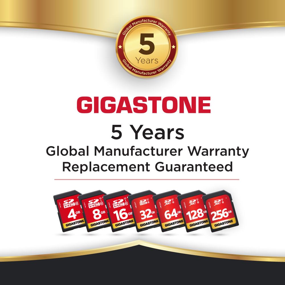 Foto 8 pulgar | Tarjeta Sd Gigastone De 32 Gb, Paquete De 5 Unidades, Uhs-i U1, Clase 10, Memoria Sdhc - Venta Internacional.