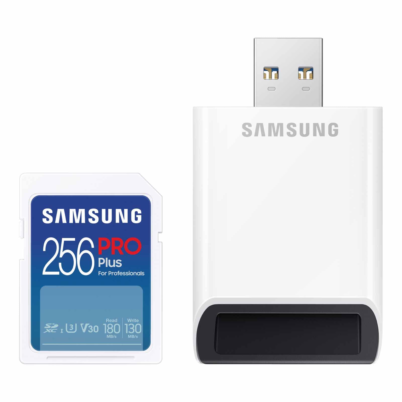 Tarjeta De Memoria Samsung Pro Plus 256gb Sdxc Full Hd Y 4k Uhd - Venta Internacional.