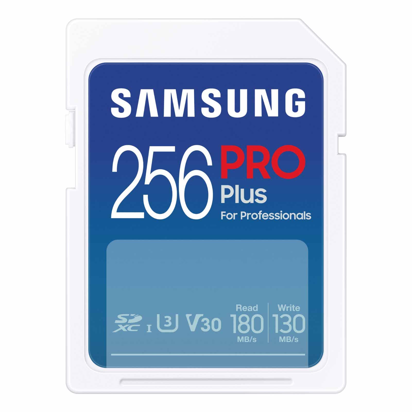Foto 2 | Tarjeta De Memoria Samsung Pro Plus 256gb Sdxc Full Hd Y 4k Uhd - Venta Internacional.