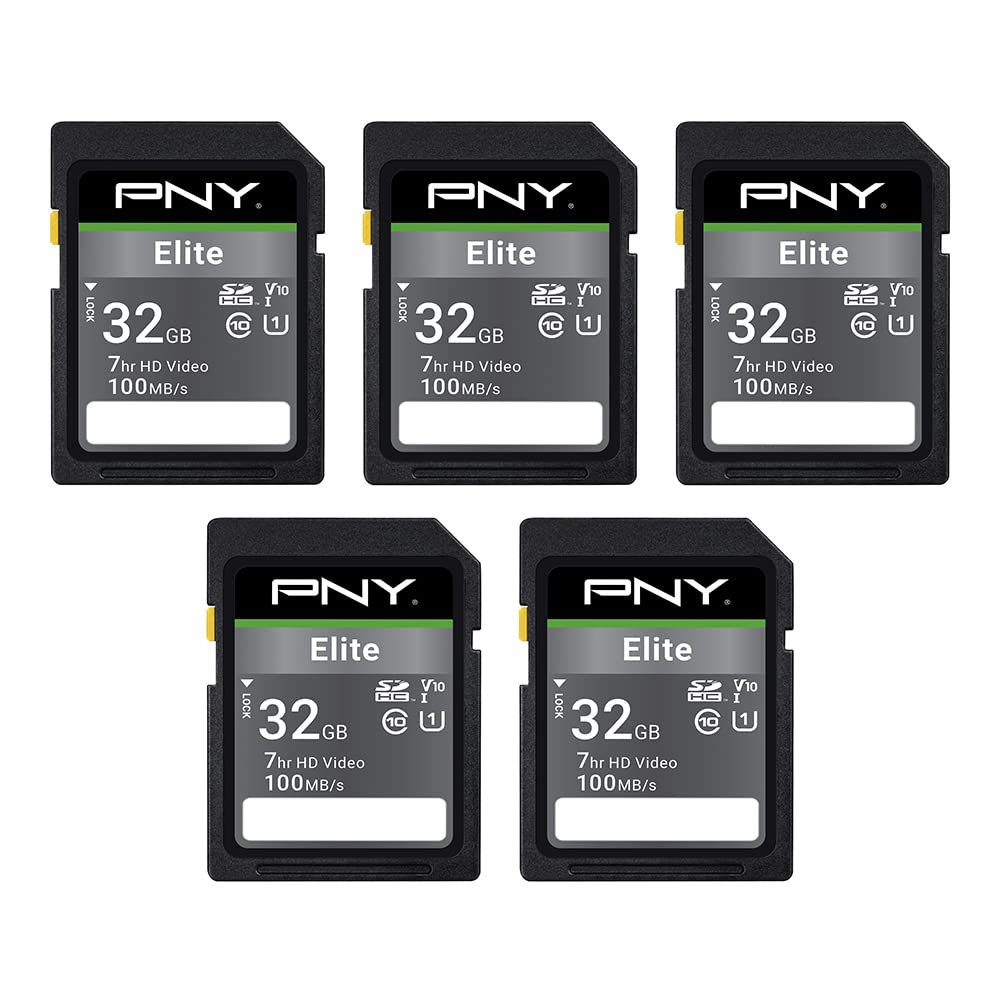 Tarjeta De Memoria Pny 32 Gb Elite Class 10 U1 V10 Sdhc - 100 Mb/s - Venta Internacional.