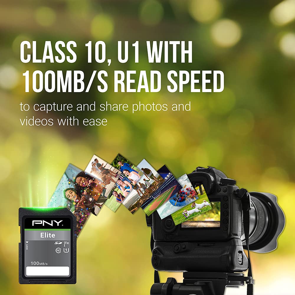 Foto 4 pulgar | Tarjeta De Memoria Pny 32 Gb Elite Class 10 U1 V10 Sdhc - 100 Mb/s - Venta Internacional.