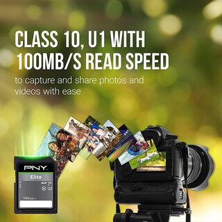 Foto 3 | Tarjeta De Memoria Pny 32 Gb Elite Class 10 U1 V10 Sdhc - 100 Mb/s - Venta Internacional.