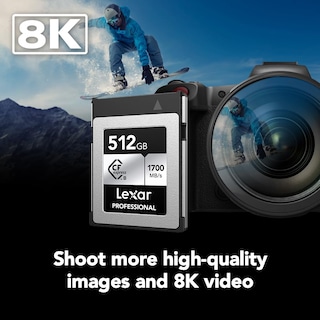 Foto 4 | Tarjeta De Memoria Lexar Professional Silver Se Cfexpress 512gb - Venta Internacional.