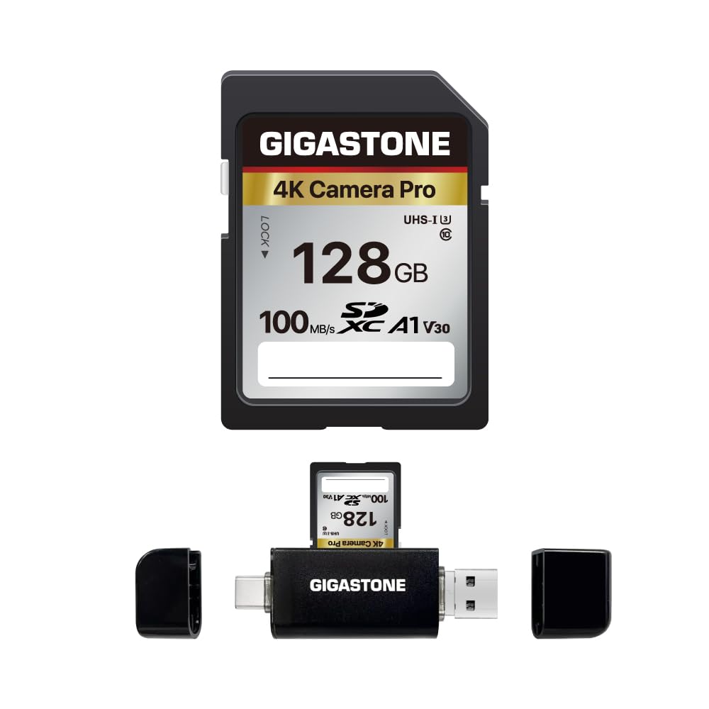 Foto 2 pulgar | [tarjeta De Memoria] Sdxc Gigastone De 128 Gb Con Lector Usb Tipo C 4k - Venta Internacional.