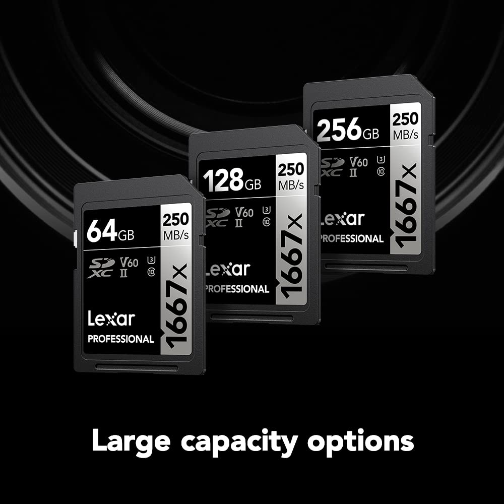 Foto 8 pulgar | Tarjetas De Memoria Lexar 128gb (paquete De 2) Professional 1667x Sdxc - Venta Internacional.