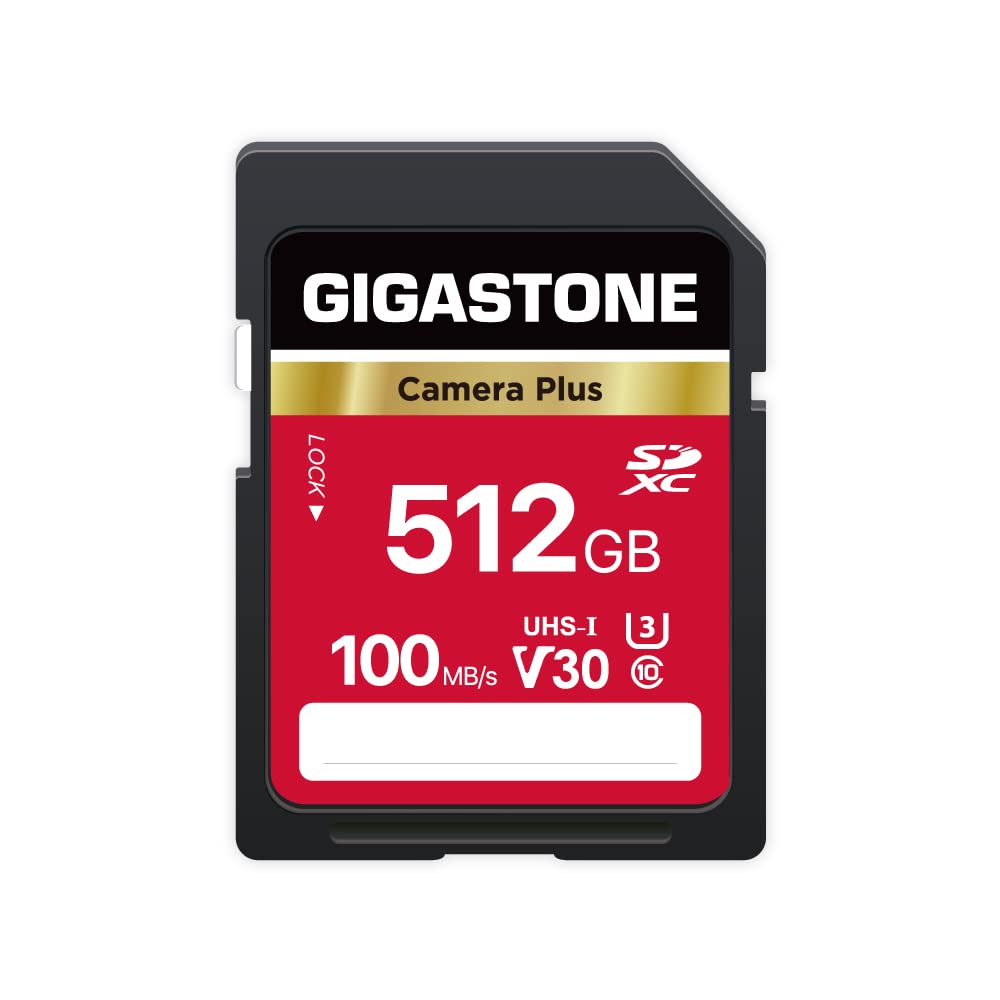 Foto 2 pulgar | Tarjeta Sd Tarjeta De Memoria Sdxc Gigastone Camera Plus De 512 Gb V30 U3 - Venta Internacional.