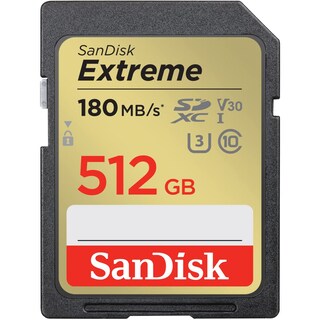 Foto 1 | Tarjeta De Memoria Sandisk Extreme Sdxc 512gb Uhs-i C10, U3, V30 4k - Venta Internacional.