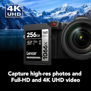 Foto 3 | Tarjeta De Memoria Lexar Professional 1066x 256gb Sdxc Uhs-i V30 - Venta Internacional.