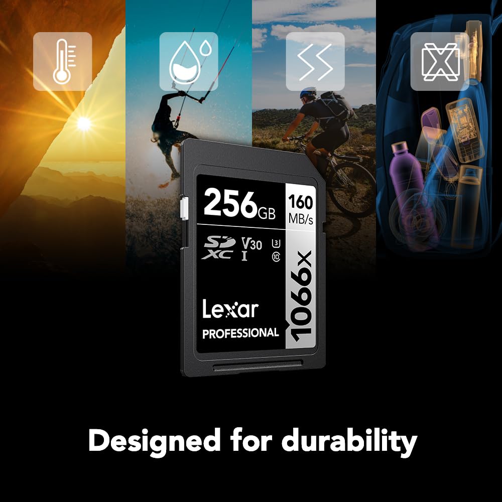 Foto 4 | Tarjeta De Memoria Lexar Professional 1066x 256gb Sdxc Uhs-i V30 - Venta Internacional.