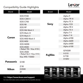 Foto 6 | Tarjeta De Memoria Lexar Professional 1066x 256gb Sdxc Uhs-i V30 - Venta Internacional.