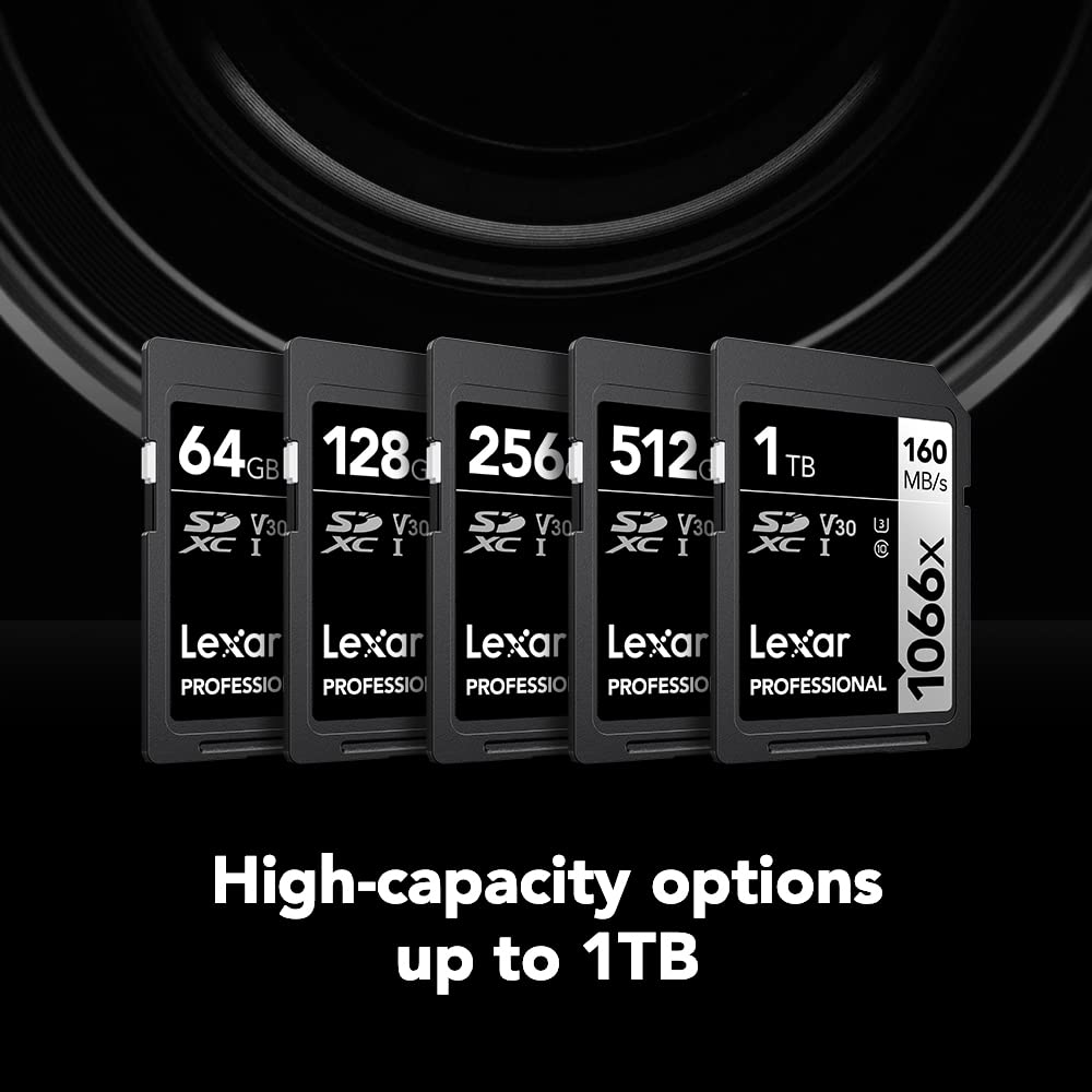 Foto 8 pulgar | Tarjeta De Memoria Lexar Professional 1066x 256gb Sdxc Uhs-i V30 - Venta Internacional.