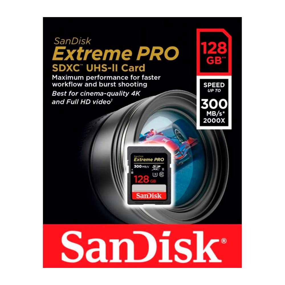 Foto 6 pulgar | Tarjeta De Memoria Flash Sandisk Extreme Pro 128gb Sdxc Uhs-ii - Venta Internacional.