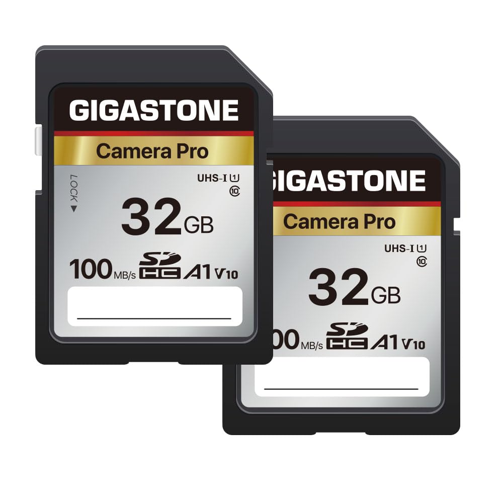 Foto 2 pulgar | Tarjeta Sd Gigastone 32 Gb Camera Pro A1 V10 Sdhc, Paquete De 2 - Venta Internacional.