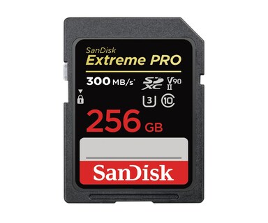 Foto 1 | Tarjeta Sd Sandisk Extreme Pro Sdxc 256 Gb Clase 10 Uhs-ii V90 - Venta Internacional