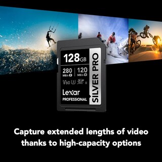 Foto 3 | Tarjeta De Memoria Lexar Professional Silver Pro 128gb Sdxc Uhs-ii - Venta Internacional.