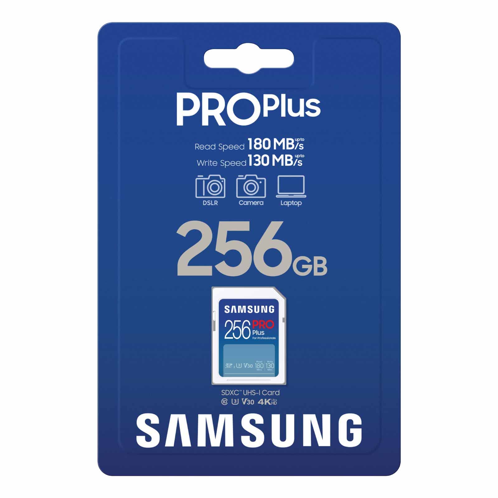 Foto 4 pulgar | Tarjeta De Memoria Samsung Pro Plus 256gb Sdxc Full Hd Y 4k Uhd - Venta Internacional.