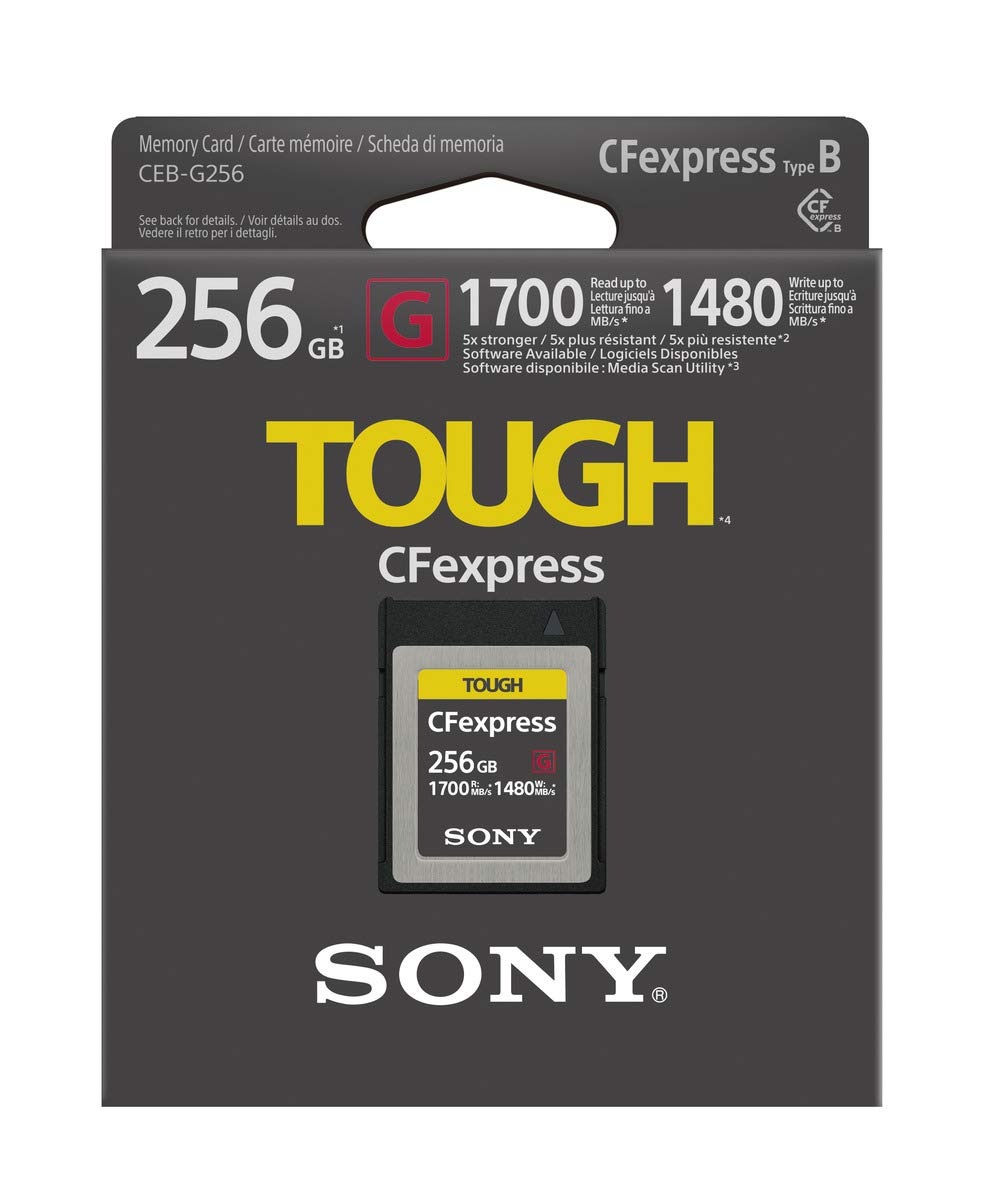 Tarjeta De Memoria Sony Cfexpress Tough 1480 Mb/s 1700 Mb/s - Venta Internacional.