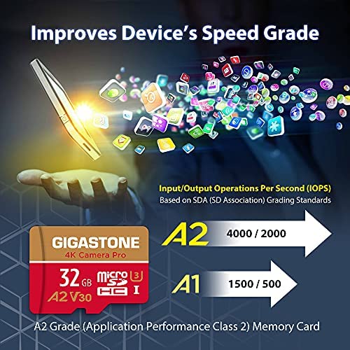Foto 4 pulgar | Tarjeta Micro Sd Gigastone 32 Gb A2 V30 Uhs-i U3 C10 Con Adaptador - Venta Internacional.