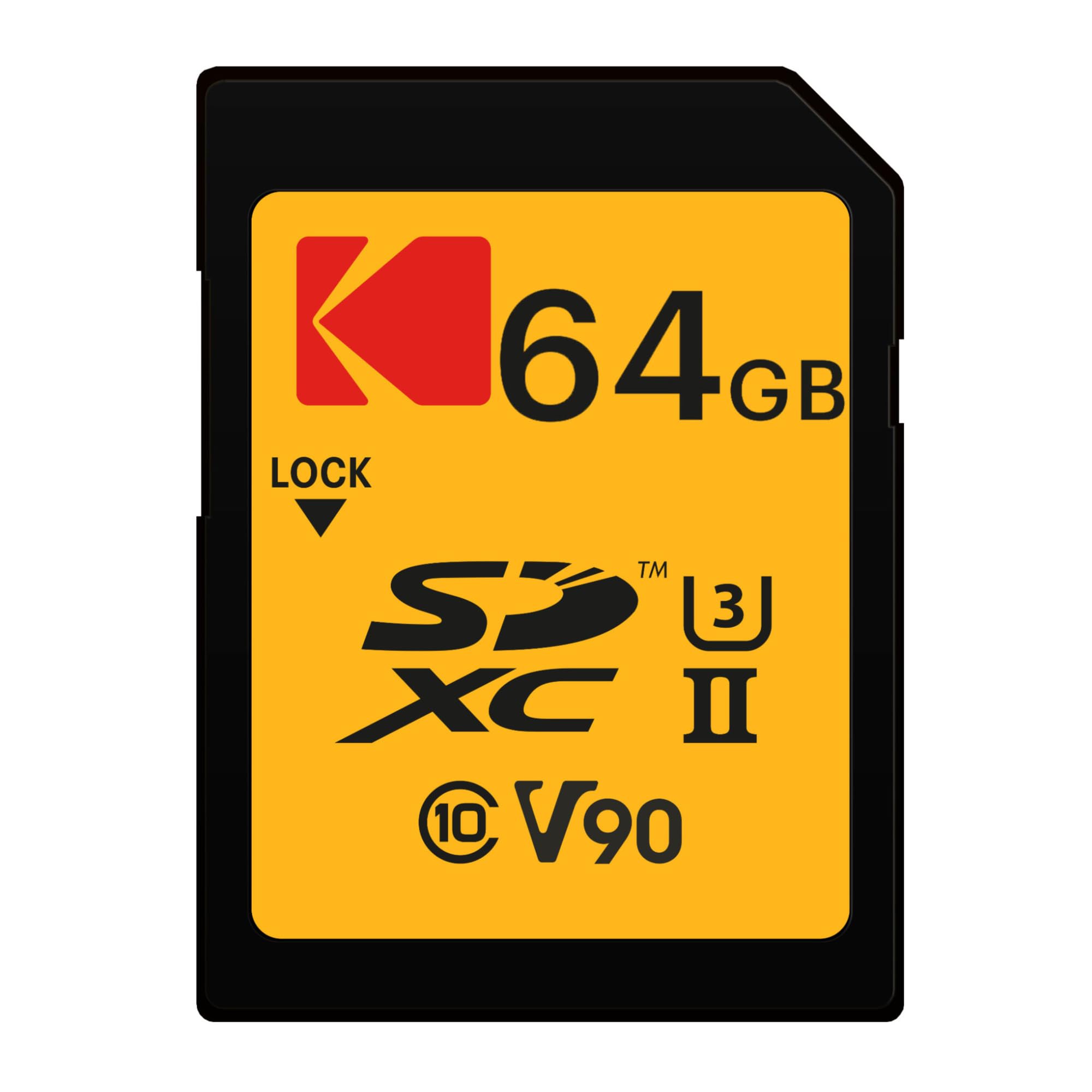 Tarjeta De Memoria Kodak Ultra Pro Sdxc 64gb Uhs-ii U3 V90 - Venta Internacional