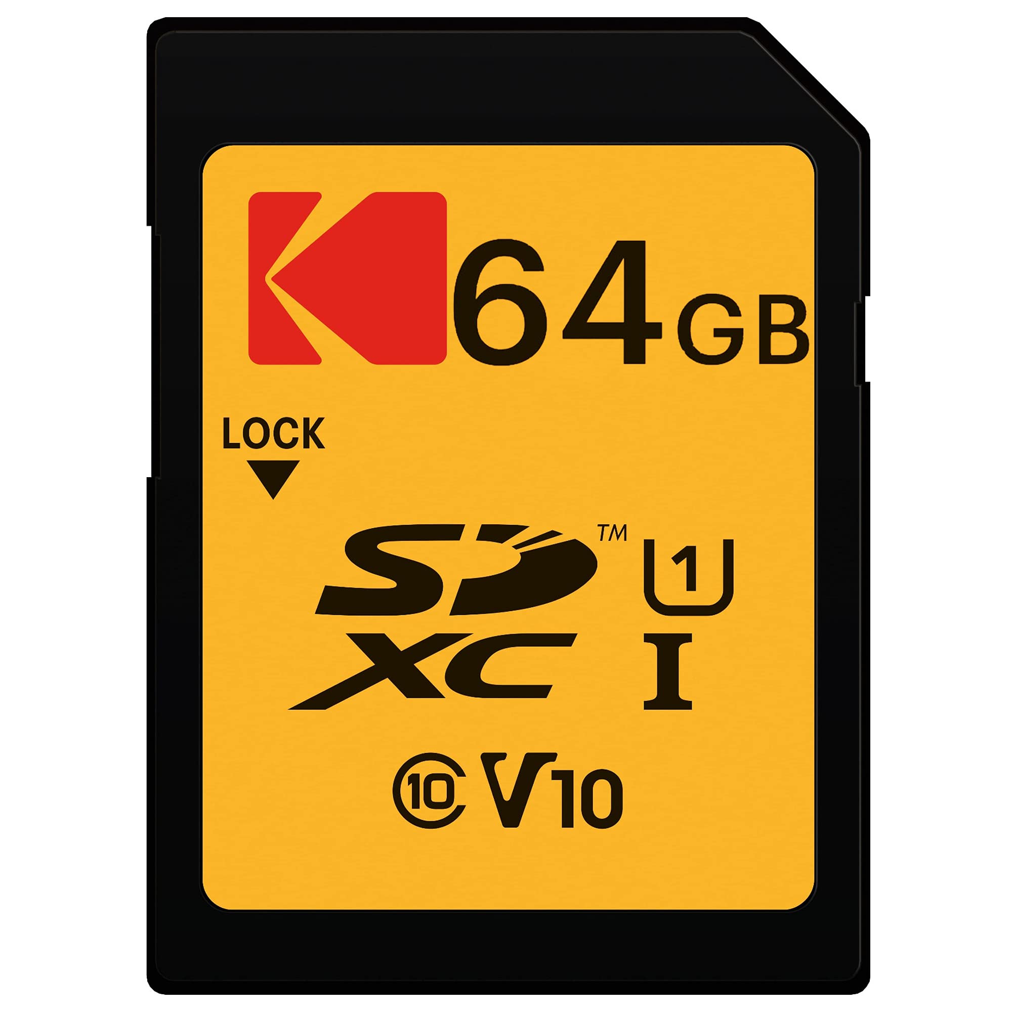 Tarjeta de Memoria Kodak Premium 64 Gb Lectura 85 Mb/s Escritura 25 Mb/s - Venta Internacional