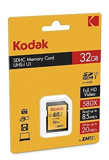 Foto 3 | Tarjeta de Memoria Kodak Premium 32 GB - Venta Internacional