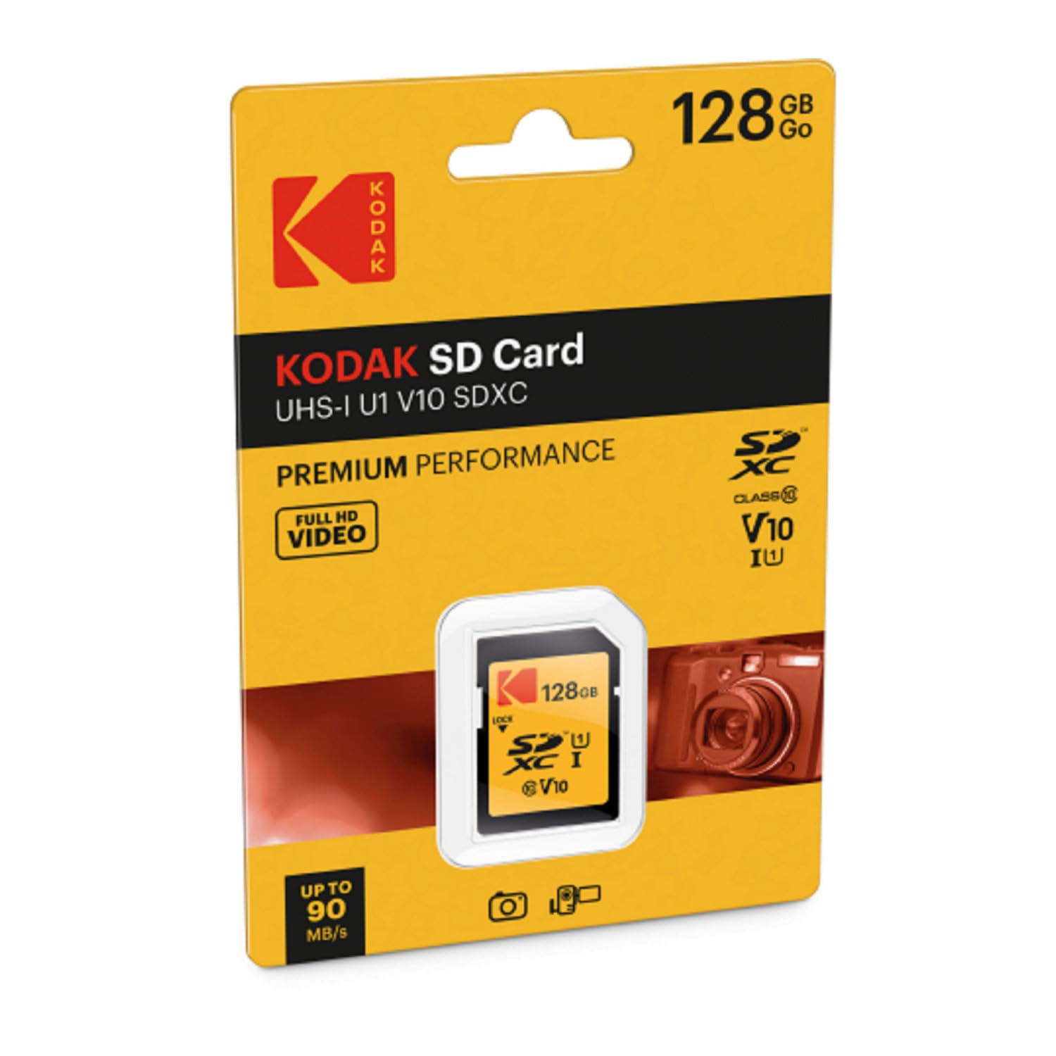 Foto 3 pulgar | Tarjeta de Memoria Kodak Premium 128 Gb, Lectura 85 Mb/s Escritura 25 Mb/s - Venta Internacional