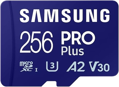 Foto 1 | Samsung Pro Plus - Tarjeta De Memoria Microsd (mb-md256sa/eu, 256 Gb, Uhs-i U3, Full Hd Y 4k Uhd, 180 Mb/s De Lectura